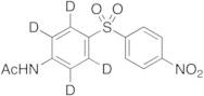 4-Nitro-4’-acetylaminodiphenyl-d4 Sulfone