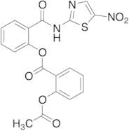 2-[[(5-Nitro-2-thiazolyl)amino]carbonyl]phenyl 2-(acetyloxy)benzoate