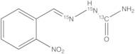 2-Nitrobenzaldehyde Semicarbazone-13C,15N2
