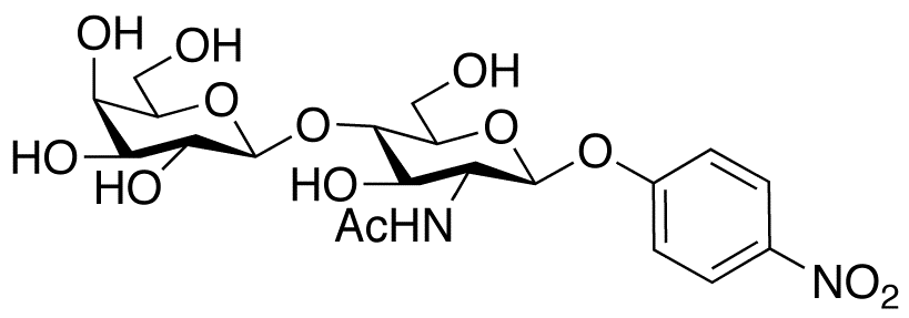 p-Nitrophenyl 2-Acetamido-2-deoxy-4-O-(Beta-D-galactopyranosyl)-Beta-D-glucopyranoside