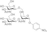 4-Nitrophenyl 2-Acetamido-3,6-di-O-(2-acetamido-2-deoxy-Beta-D-glucopyranosyl)-2-deoxy-Alpha-D-galactopyranoside