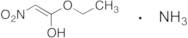 2-​Nitro-​acetic Acid Ethyl Ester Ammonium Salt Ion(1-​)