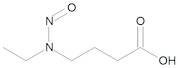 4-[Ethyl(nitroso)amino]butanoic Acid