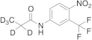 N-[4-Nitro-3-(trifluoromethyl)phenyl]-propanamide-d5