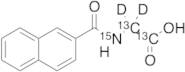 2-(Naphthalen-2-ylformamido)acetic Acid-13C2,15N,D2