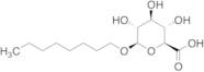 (2S,3S,4S,5R,6R)-3,4,5-Trihydroxy-6-(octyloxy)tetrahydro-2H-pyran-2-carboxylic Acid