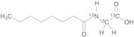 N-Octanoylglycine-13C2,15N