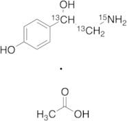 Octopamine-13C2,15N Acetic Acid