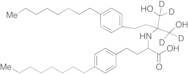 N-[2(4-(-Octylphenyl))butanoic Acid] Fingolimod-d4