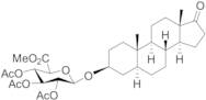 β-D-17-Oxo-5α-androstan-3β-yl Methyl Ester Triacetate Glucopyranosiduronic Acid