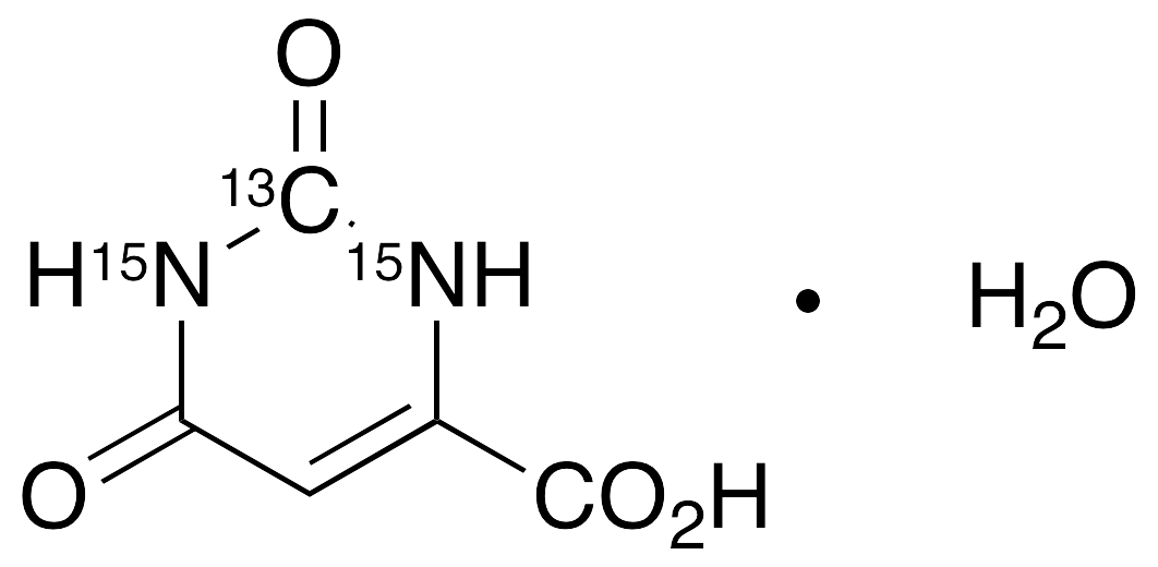 Orotic Acid-13C,15N2 Monohydrate