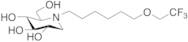 N-(7-Oxa-9,9,9-trifluorononyl)deoxynojirimycin