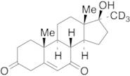 7-Oxo-3,5,6-dehydro Epiandrosterone-d3