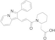 (2R)-1-[(2E)-1-Oxo-3-(2-phenylpyrazolo[1,5-a]pyridin-3-yl)-2-propen-1-yl]-2-piperidineacetic acid