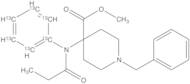 4-[(1-Oxopropyl)(phenyl-13C6-amino]-1-benzyl-4-piperidinecarboxylic Acid Methyl Ester