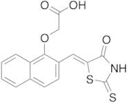 2-[[2-[(Z)-(4-Oxo-2-thioxo-5-thiazolidinylidene)methyl]-1-naphthalenyl]oxy]-acetic Acid