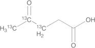 4-Oxopentanoic-13C3 Acid (>90%)
