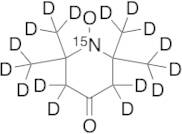 4-Oxo-2,2,6,6-tetramethylpiperidine-d16;1-15N-1-oxyl