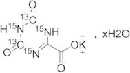 Oxonic Acid -13C2,15N3 Potassium Salt Hydrate