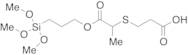 3-((1-Oxo-1-(3-(trimethylsilyl)propoxy)propan-2-yl)thio)propanoic acid