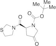 (2S)-4-Oxo-2-(3-thiazolidinylcarbonyl)-1-pyrrolidinecarboxylic Acid 1,1-Dimethylethyl Ester