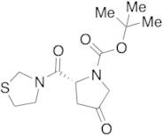 (2R)-4-Oxo-2-(3-thiazolidinylcarbonyl)-1-pyrrolidinecarboxylic Acid 1,1-Dimethylethyl Ester