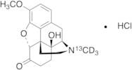 Oxycodone-N-methyl-13C,d3 Hydrochloride