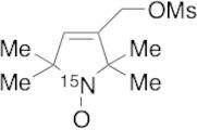 1-Oxyl-2,2,5,5-tetramethyl-∆3-(methanesulfonyloxymethyl)pyrroline-15N