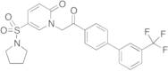 1-(2-Oxo-2-(3'-(trifluoromethyl)-[1,1'-biphenyl]-4-yl)ethyl)-5-(pyrrolidin-1-ylsulfonyl)pyridin-...