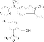 5-((4-((2,3-Dimethyl-2H-indazol-6-yl)(methyl)amino)pyrimidin-2-yl)amino)-2-(hydroxymethyl)benzenes…