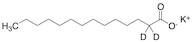 Potassium Tetradecanoate-2,2-d2