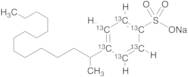 4-(2-Pentadecyl)phenyl-13C6 1-Sodium Sulfonate