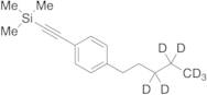 1-Pentyl-4-[2-(trimethylsilyl)ethynyl]benzene-d7