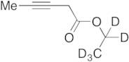 3-Pentynoic Acid Ethyl-d5 Ester