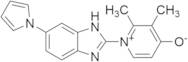 Pyridinium, 4-hydroxy-2,3-dimethyl-1-[6-(1H-pyrrol-1-yl)-1H-benzimidazol-2-yl]-, inner salt