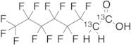 2-Perfluorohexyl-[1,2-13C2]-ethanoic Acid