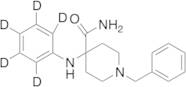 4-(Phenylamino)-1-benzyl-4-piperidinecarboxamide-d5