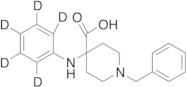 4-(Phenylamino]-1-benzyl-4-piperidinecarboxylic Acid-d4