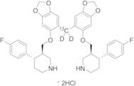 Paroxetine Methylene Dimer-¹³CD₂ Dihydrochloride