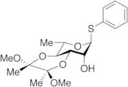 Phenyl 3,4-O-(2,3-Dimethoxybutan-2,3-diyl)-1-thio-α-L-rhamnopyranoside