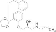(2S)-1-[2-[2-(2-Phenylethyl)-1,3-dioxolan-2-yl]phenoxy]-3-(propylamino)-2-propanol