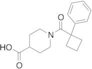 1-(1-Phenylcyclobutanecarbonyl)piperidine-4-carboxylic Acid