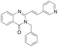 3-(Phenylmethyl)-2-[(1E)-2-(3-pyridinyl)ethenyl]-4(3H)-quinazolinone