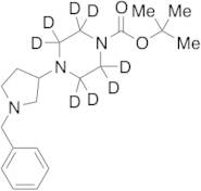 4-[1-(Phenylmethyl)-3-pyrrolidinyl]-1-piperazinecarboxylic Acid 1,1-Dimethylethyl Ester-d8
