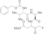 N-[(Phenylmethoxy)carbonyl]-L-valyl-N-[3-fluoro-1-(2-methoxy-2-oxoethyl)-2-oxopropyl]-L-alaninamide