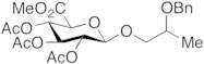 2-(Phenylmethoxy)-1-propanol Beta-D-Glucopyranosiduronic Acid Methyl Ester 2,3,4-Triacetate