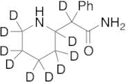 Alpha-Phenyl-2-piperidineacetamide-d10 (Mixture of Diastereomers)