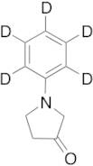 1-Phenyl-3-pyrrolidinone-d5