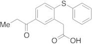 2-Phenylthio-5-propionylphenylacetic Acid