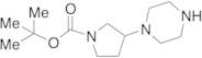 3-(Piperazin-1-yl)pyrrolidine-1-carboxylic Acid tert-Butyl Ester